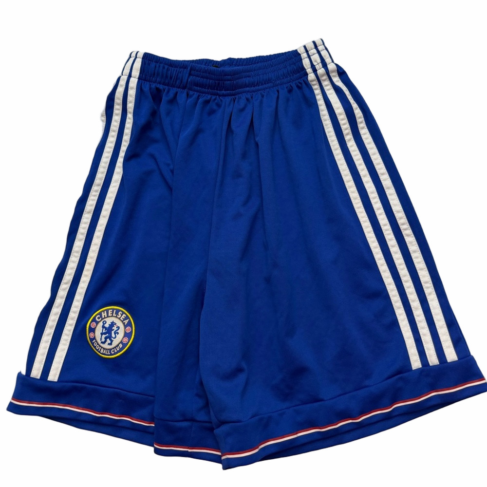 Chelsea Football Club Men Vibrant Blue Athletic Soccer Team Shorts Youth XL
